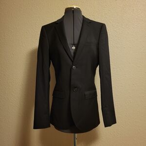 Topman Premium Black Suit Jacket US 34